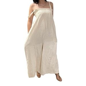 Laude the label Elegant Cream Jumpsuit